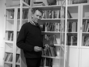 Andrew Whalley in the Old Bank House book room.
